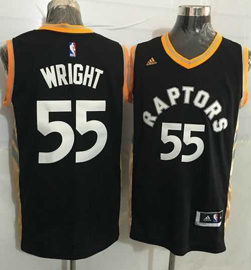 Toronto Raptors #55 Delon Wright Black Gold Stitched NBA Jersey,We sell and wholesale Toronto Raptors #55 Delon Wright Black Gold Stitched NBA Jersey on line form chian!